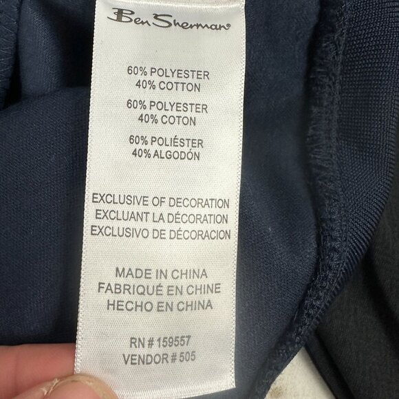 Ben Sherman Mens Navy Blazer Jacket Medium 60% Polyester 40% Cotton - Picture 6 of 6